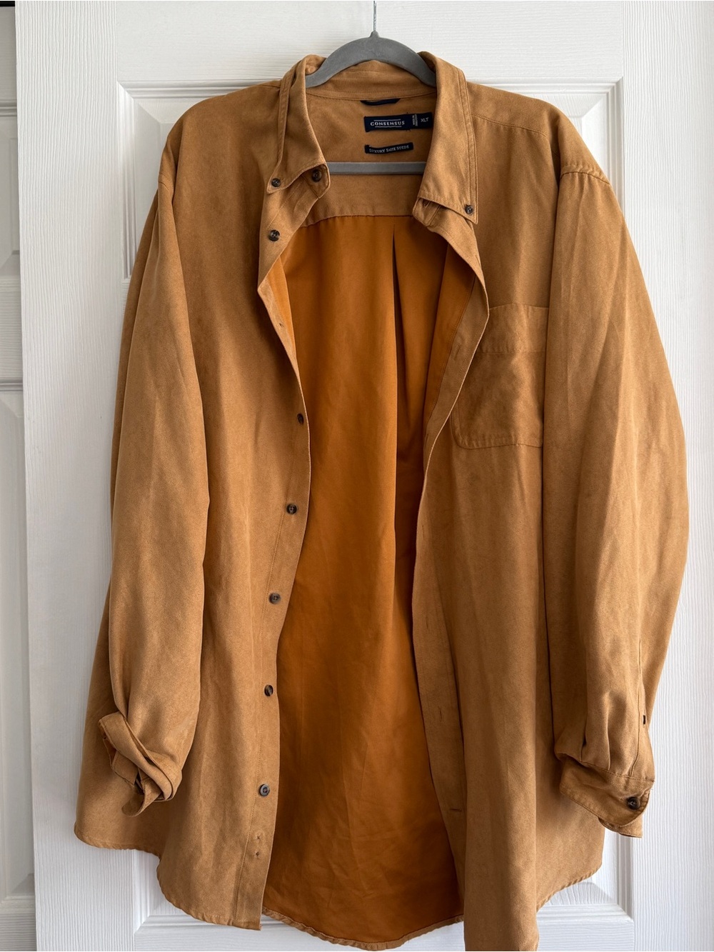 Men's Lightweight Rust Brown Shirt Jacket by Vineyard Vines